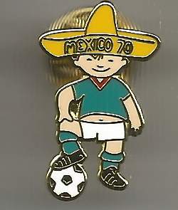 Pin Fussball Weltmeisterschaft 1970 Mexiko